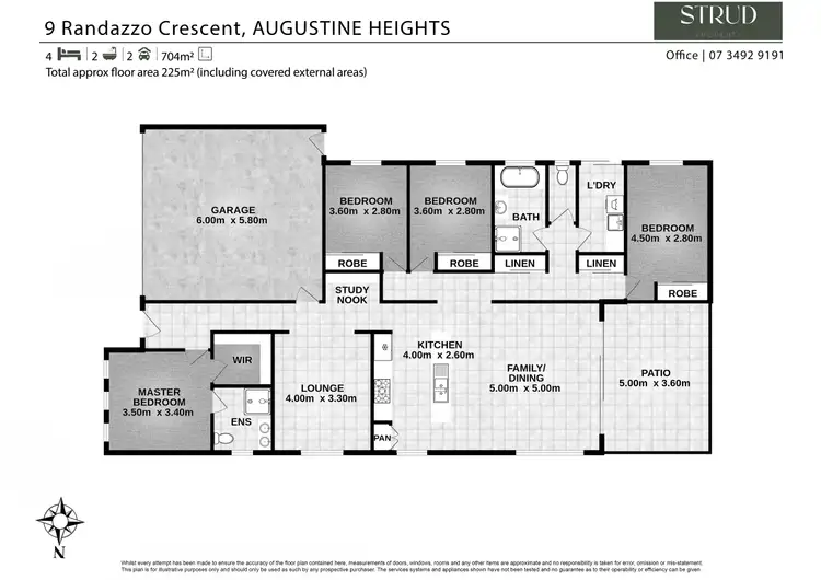 Floorplan of Homely house listing, 9 Randazzo Crescent, Augustine Heights QLD 4300