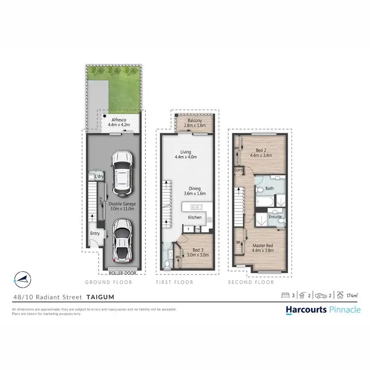 Floorplan of Homely townhouse listing, 48/10 Radiant Street, Taigum QLD 4018