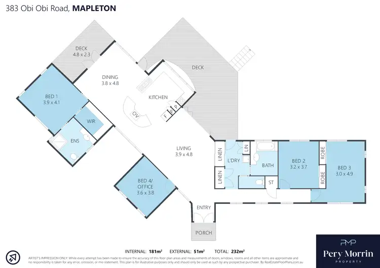 Floorplan of Homely house listing, 383 Obi Obi Road, Mapleton QLD 4560