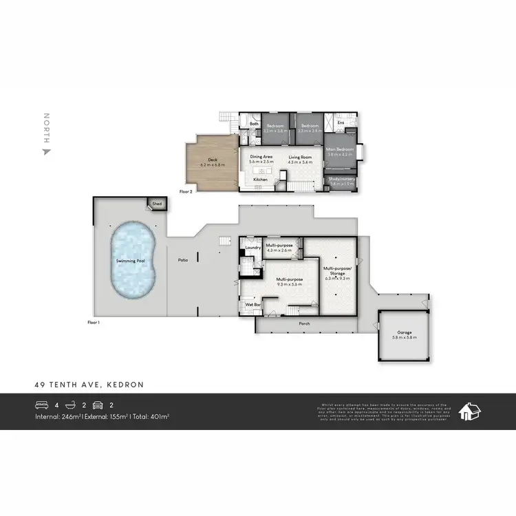 Floorplan of Homely house listing, 49 Tenth Avenue, Kedron QLD 4031