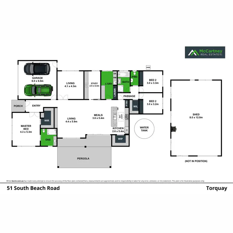 Floorplan of Homely house listing, 51 South Beach Road, Torquay VIC 3228