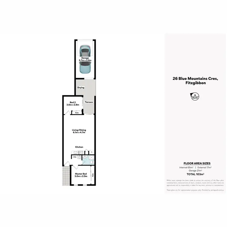 Floorplan of Homely house listing, 26 Blue Mountains Crescent, Fitzgibbon QLD 4018