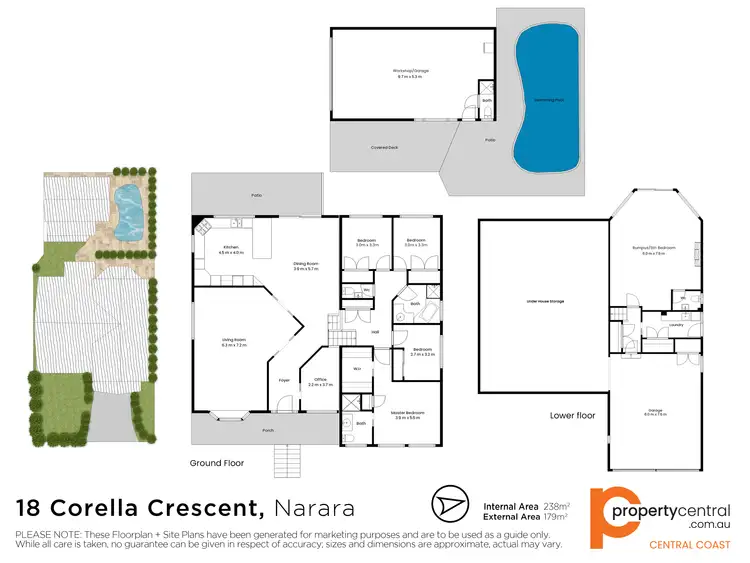 Floorplan of Homely house listing, 18 Corella Crescent, Narara NSW 2250