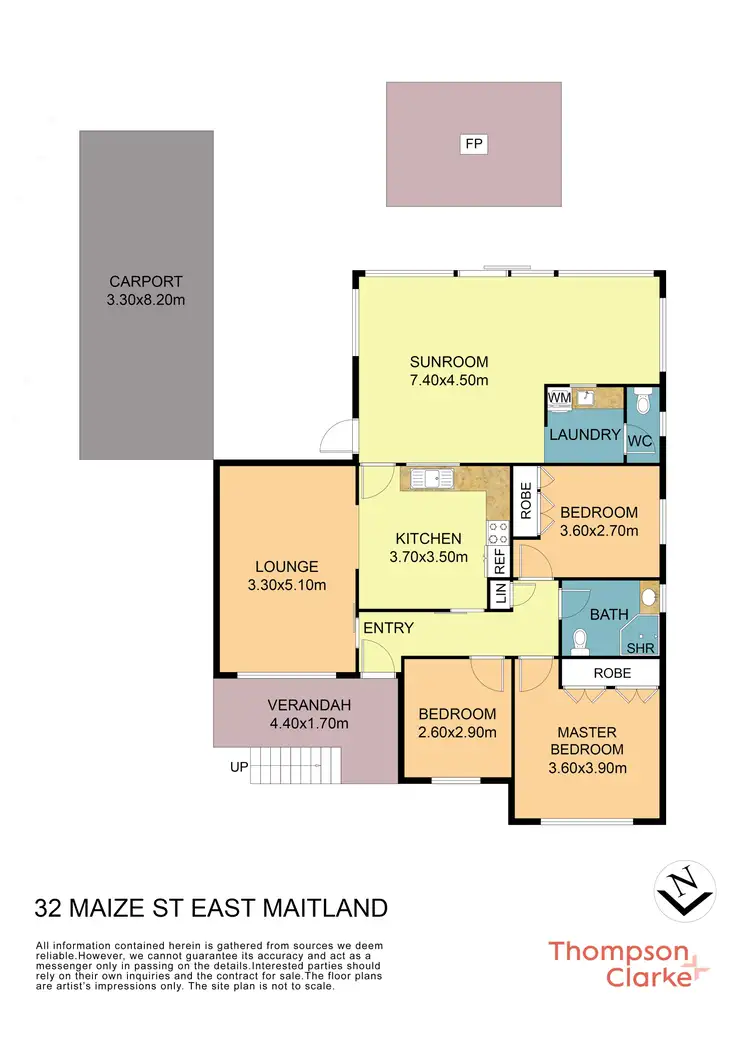 Floorplan of Homely house listing, 32 Maize Street, East Maitland NSW 2323
