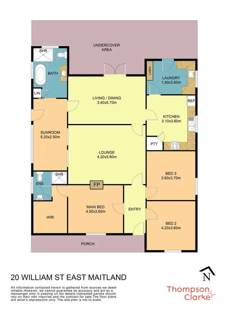Floorplan of Homely house listing, 20 William Street, East Maitland NSW 2323