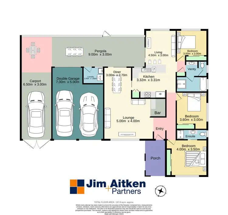 Floorplan of Homely house listing, 208 Parker Street, Kingswood NSW 2747