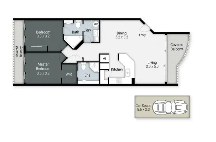Floorplan of Homely apartment listing, 65/16 Crescent Avenue, Mermaid Beach QLD 4218