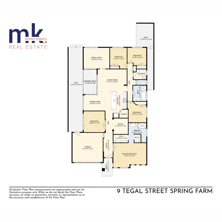 Floorplan of Homely house listing, 9 Tegal Street, Spring Farm NSW 2570