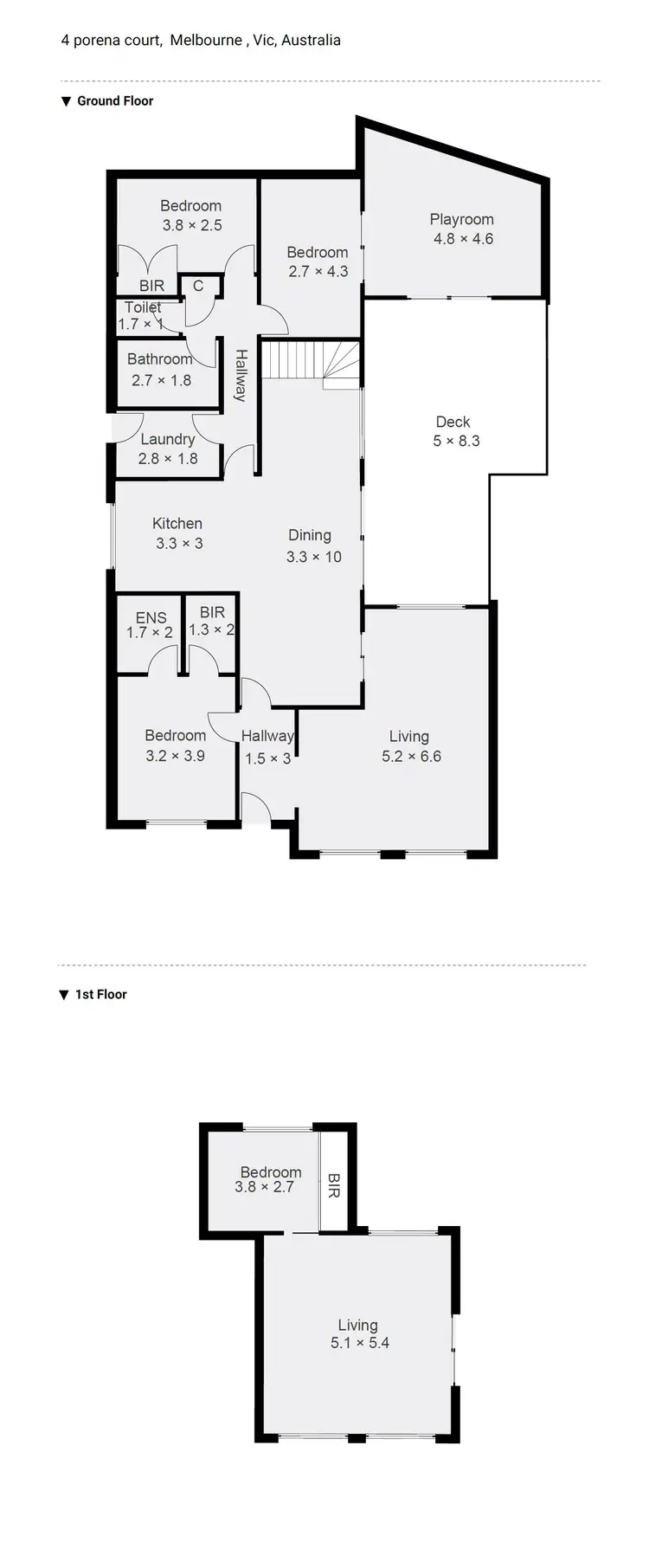 Floorplan of Homely house listing, 4 Porena Court, Ferntree Gully VIC 3156