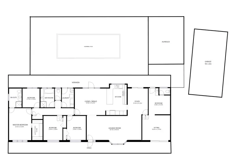 Floorplan of Homely house listing, 86-88 Gibson Street, Jindera NSW 2642