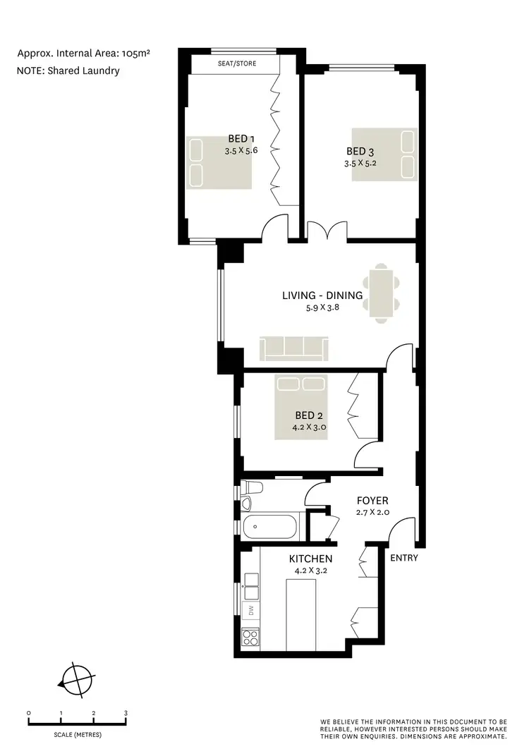 Floorplan of Homely apartment listing, 34/123-125 Macleay Street, Potts Point NSW 2011