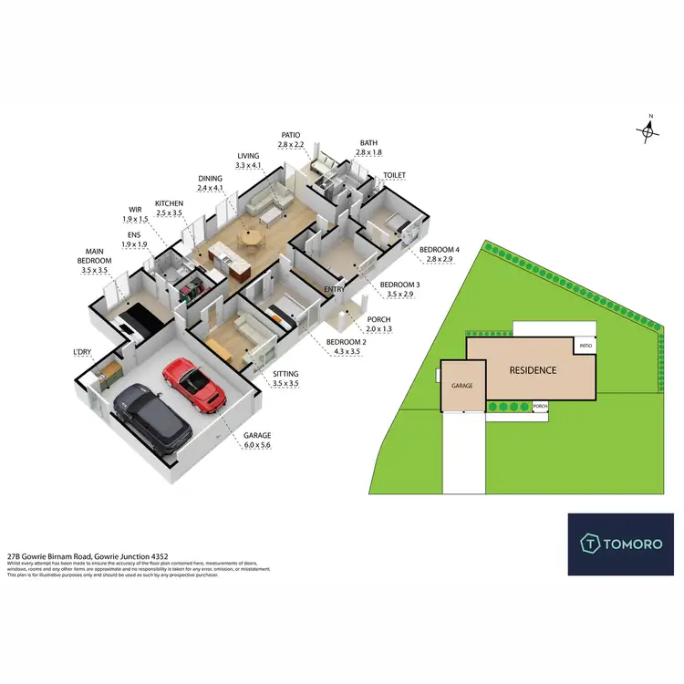 Floorplan of Homely house listing, 27B Gowrie Birnam Road, Gowrie Junction QLD 4352