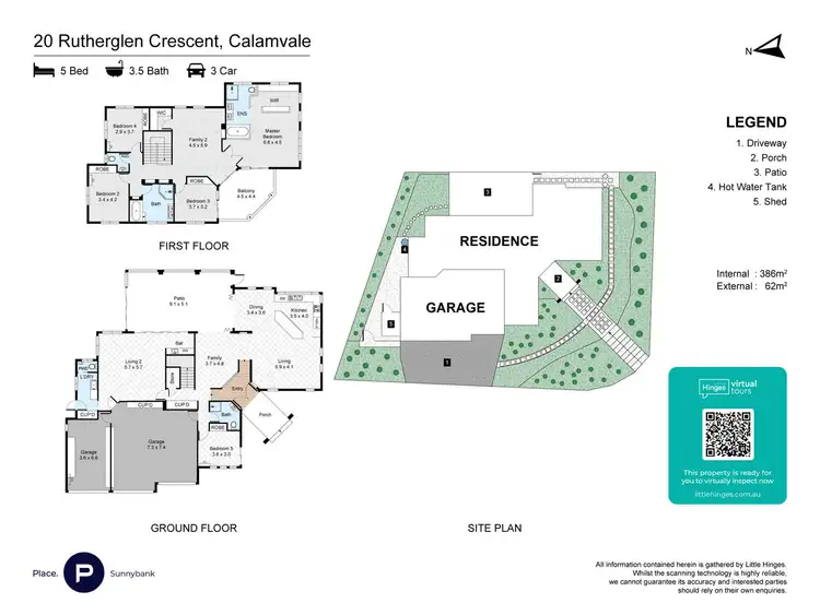 Floorplan of Homely house listing, 20 Rutherglen Crescent, Calamvale QLD 4116