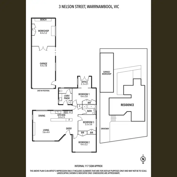 Floorplan of Homely house listing, 3 Nelson Street, Warrnambool VIC 3280