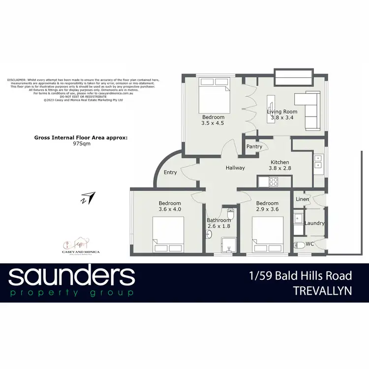 Floorplan of Homely house listing, 1/59 Bald Hill Road, Trevallyn TAS 7250
