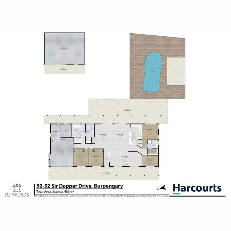 Floorplan of Homely house listing, 50-52 Sir Dapper Drive, Burpengary QLD 4505