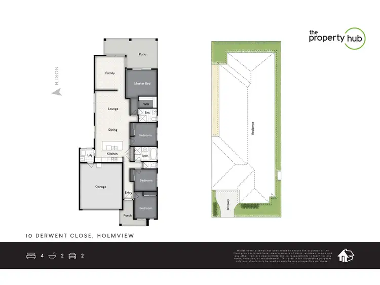 Floorplan of Homely house listing, 10 Derwent Close, Holmview QLD 4207