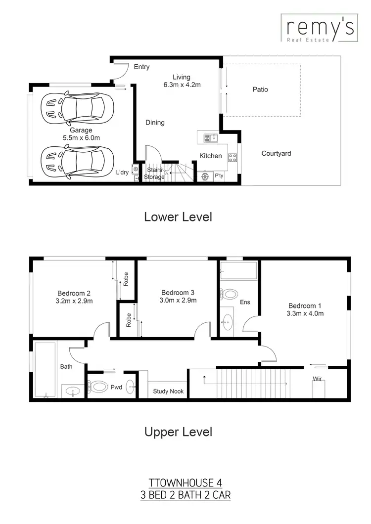 Floorplan of Homely townhouse listing, 4/51 Pembroke Street, Carina QLD 4152