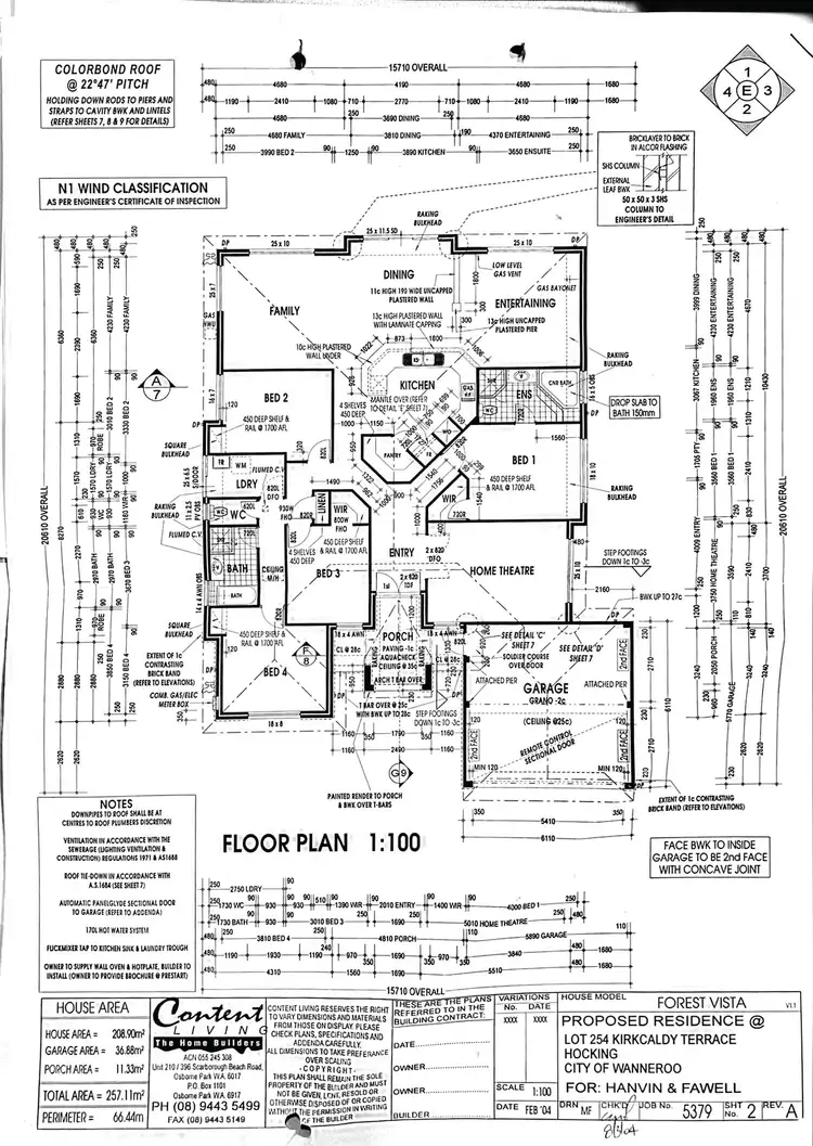 Floorplan of Homely house listing, 4 Kirkcaldy Terrace, Hocking WA 6065