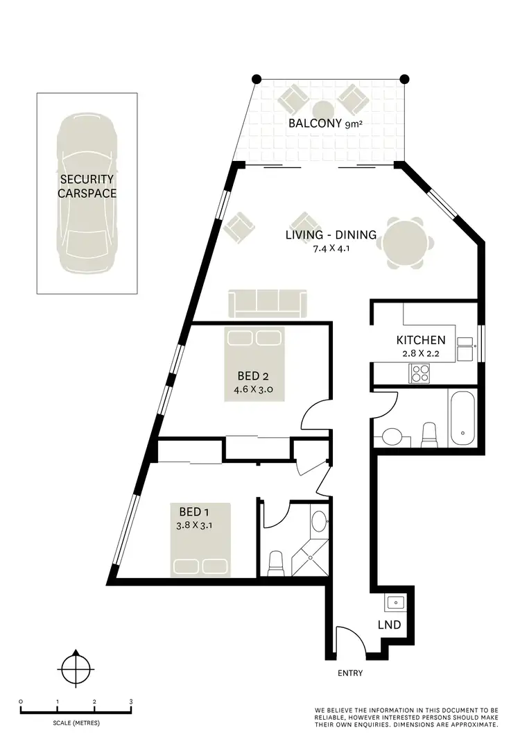 Floorplan of Homely apartment listing, 96/92-120 Cleveland Street (access via Dangar Place), Chippendale NSW 2008