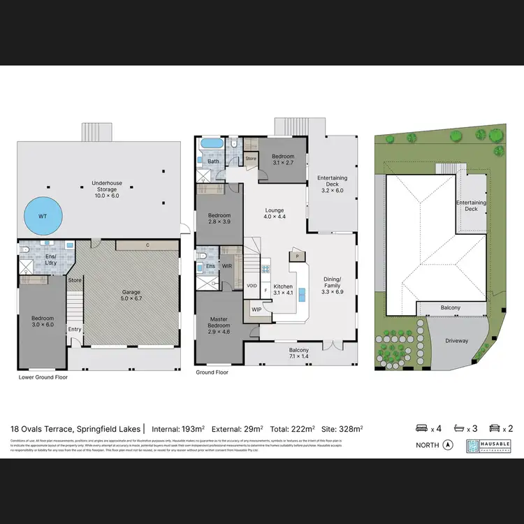 Floorplan of Homely house listing, 18 Ovals Terrace, Springfield Lakes QLD 4300