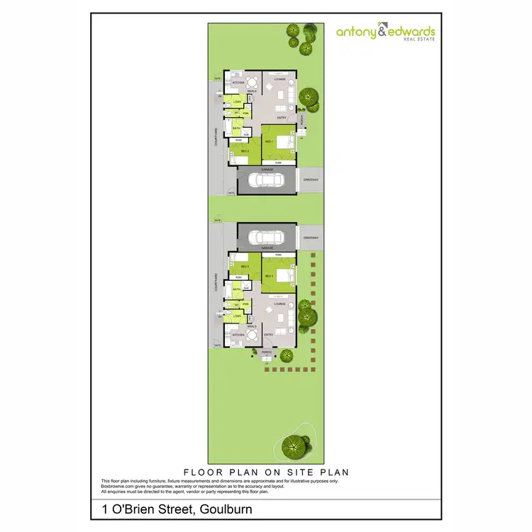 Floorplan of Homely unit listing, 2/1 O'Brien Street, Goulburn NSW 2580