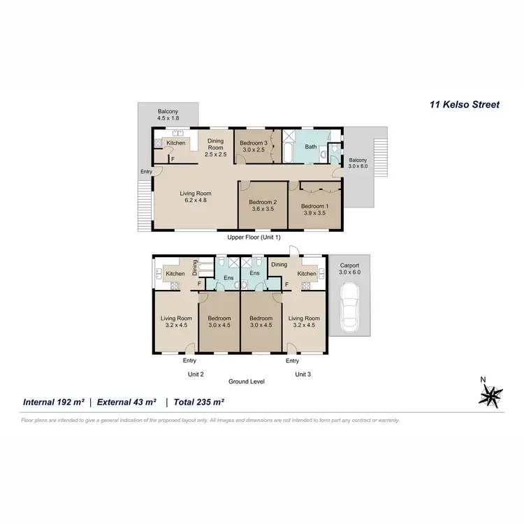 Floorplan of Homely block of units listing, 11 Kelso Street, Chermside QLD 4032