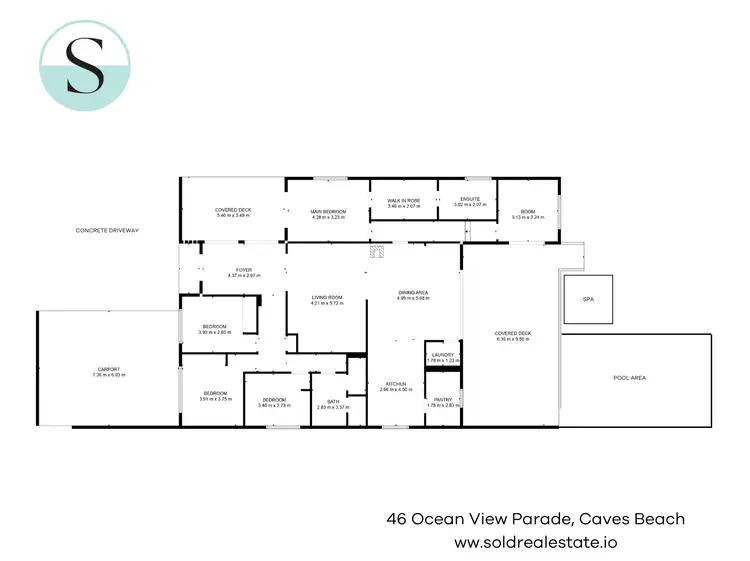 Floorplan of Homely house listing, 46 Ocean View Parade, Caves Beach NSW 2281