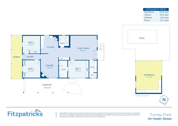 Floorplan of Homely house listing, 44 Heath Street, Turvey Park NSW 2650
