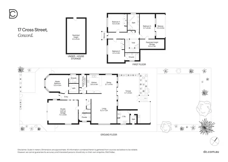 Floorplan of Homely house listing, 17 Cross Street, Concord NSW 2137