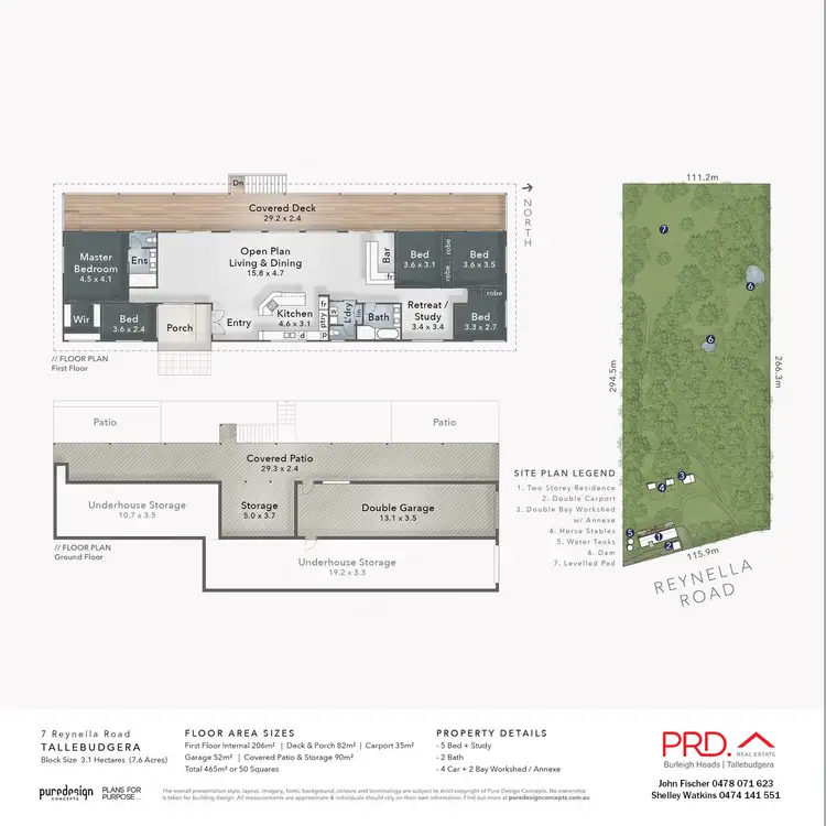 Floorplan of Homely house listing, 7 Reynella Road, Tallebudgera QLD 4228