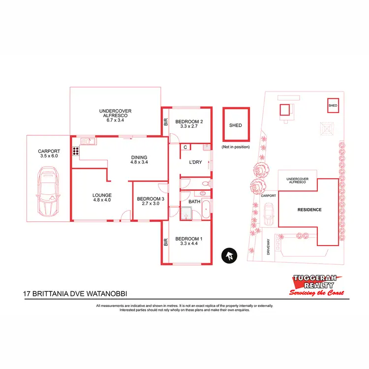 Floorplan of Homely house listing, 17 Brittania Drive, Watanobbi NSW 2259