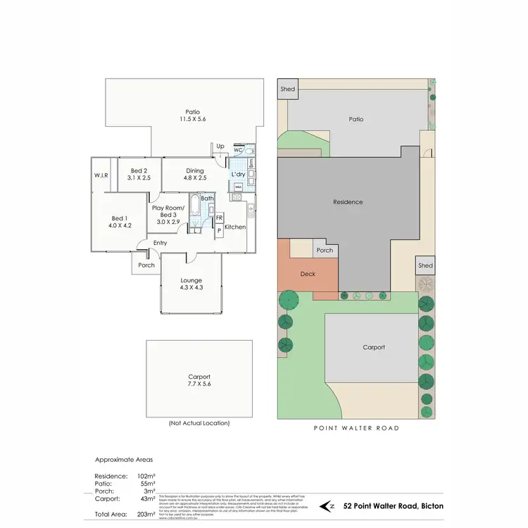 Floorplan of Homely house listing, 52 Point Walter Road, Bicton WA 6157