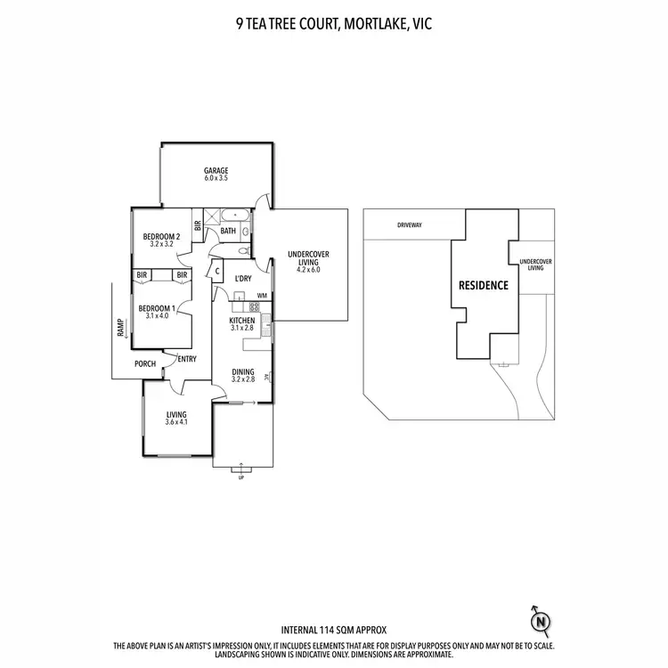 Floorplan of Homely house listing, 9 Tea Tree Court, Mortlake VIC 3272