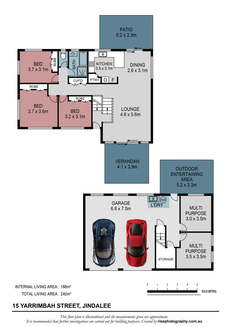 Floorplan of Homely house listing, 15 Yarrimbah Street, Jindalee QLD 4074
