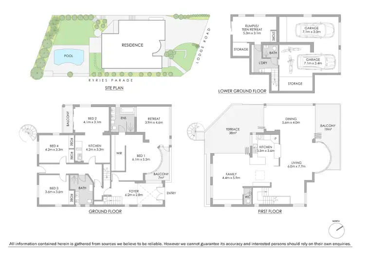 Floorplan of Homely house listing, 9 Lodge Road, Cremorne NSW 2090
