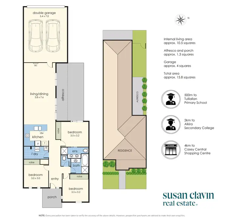 Floorplan of Homely house listing, 137B Wheelers Park Drive, Cranbourne North VIC 3977