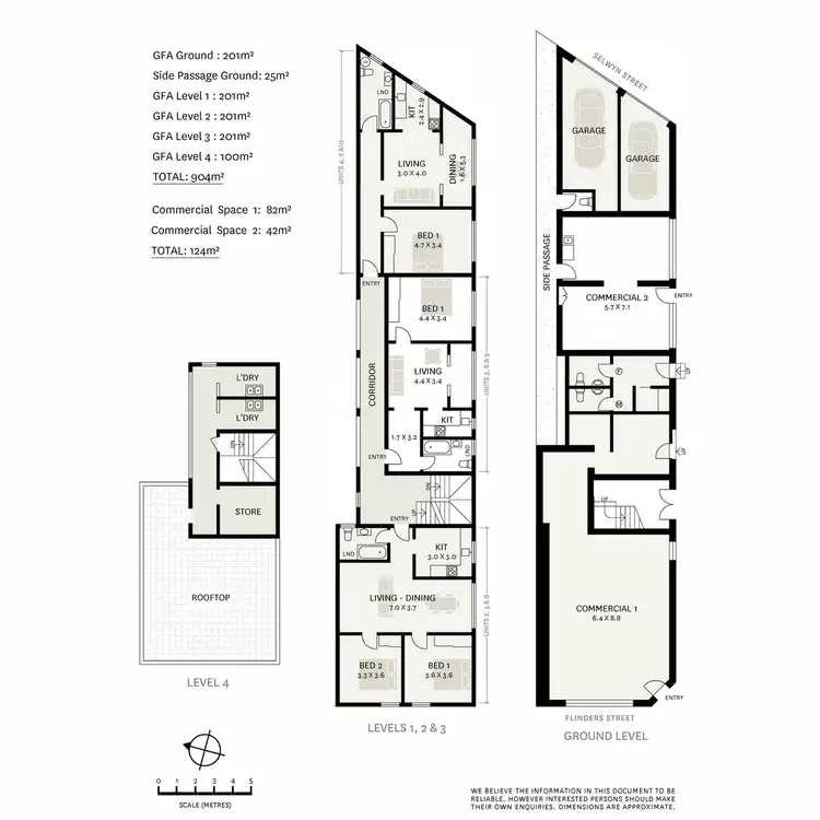 Floorplan of Homely block of units listing, 160 Flinders Street (enter from Selwyn St), Paddington NSW 2021