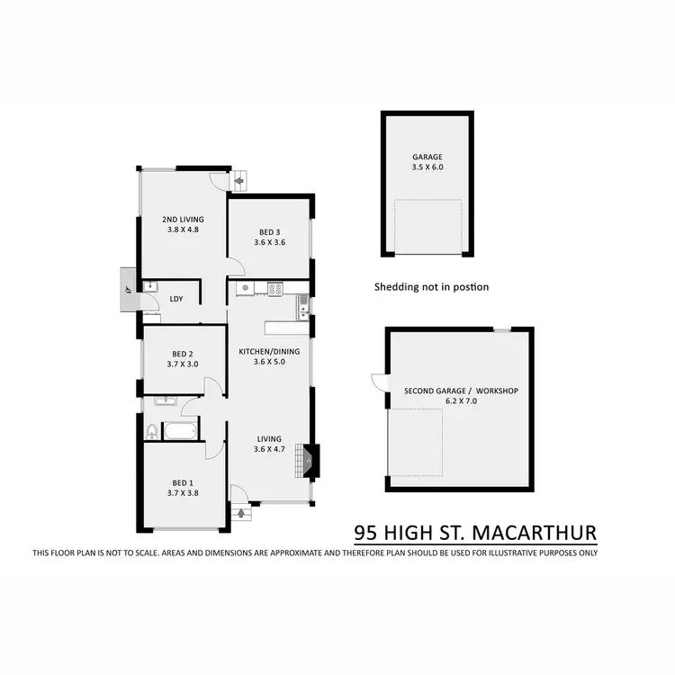 Floorplan of Homely house listing, 95 High Street, Macarthur VIC 3286