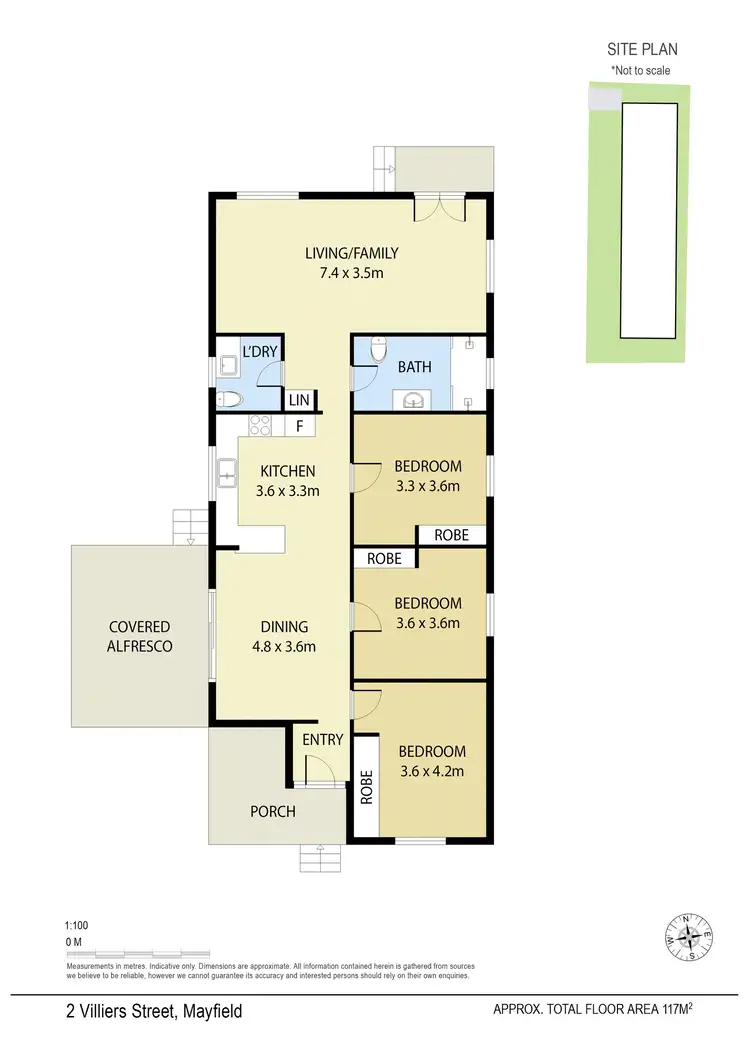 Floorplan of Homely house listing, 2 Villiers Street, Mayfield NSW 2304