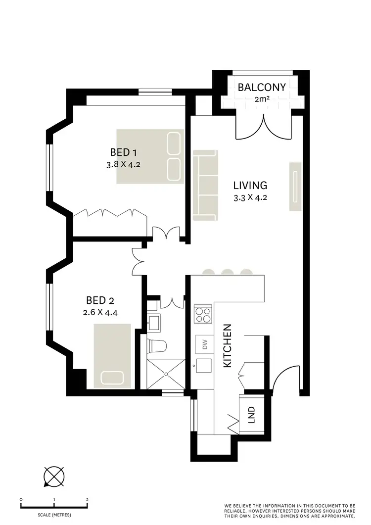 Floorplan of Homely apartment listing, 21/136 Darlinghurst Road, Darlinghurst NSW 2010