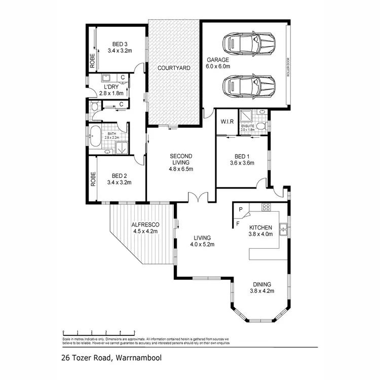 Floorplan of Homely house listing, 26 Tozer Road, Warrnambool VIC 3280
