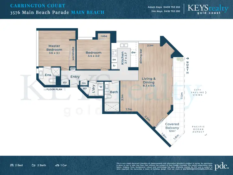 Floorplan of Homely apartment listing, 18/3576 Main Beach Parade, Main Beach QLD 4217
