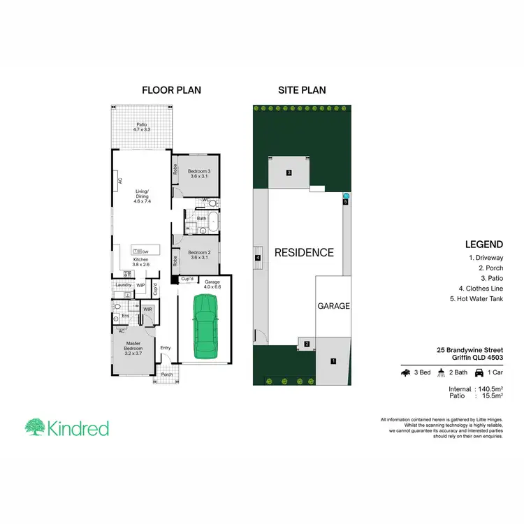 Floorplan of Homely house listing, 25 Brandywine Street, Griffin QLD 4503