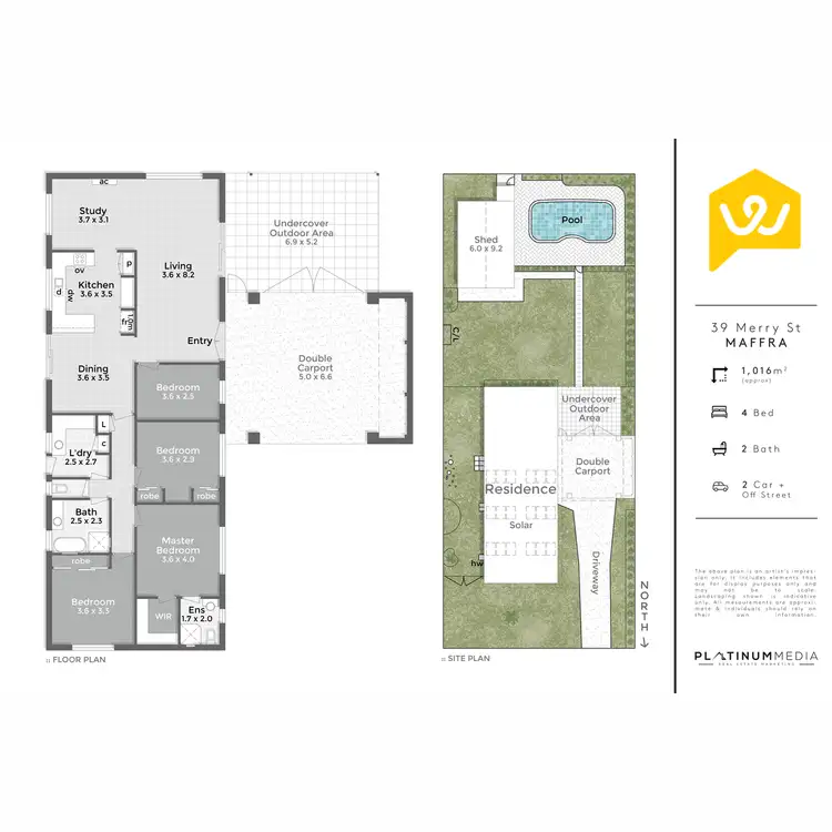 Floorplan of Homely house listing, 39 Merry Street, Maffra VIC 3860