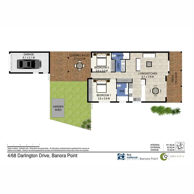 Floorplan of Homely villa listing, 4/68-80 Darlington Drive, Banora Point NSW 2486
