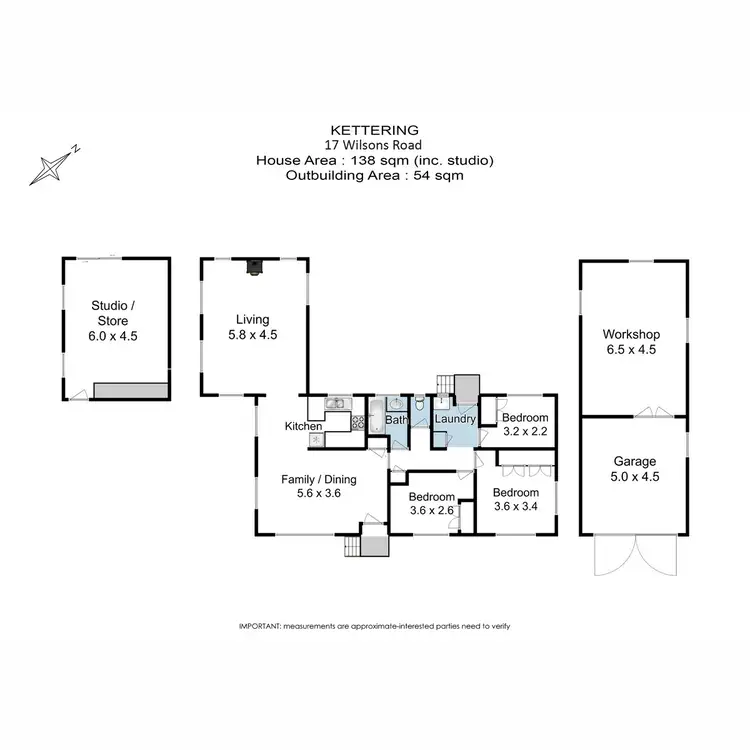 Floorplan of Homely house listing, 17 Wilsons Road, Kettering TAS 7155