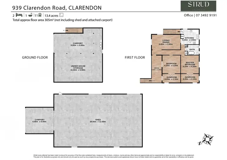 Floorplan of Homely house listing, 939 Clarendon Road, Clarendon QLD 4311