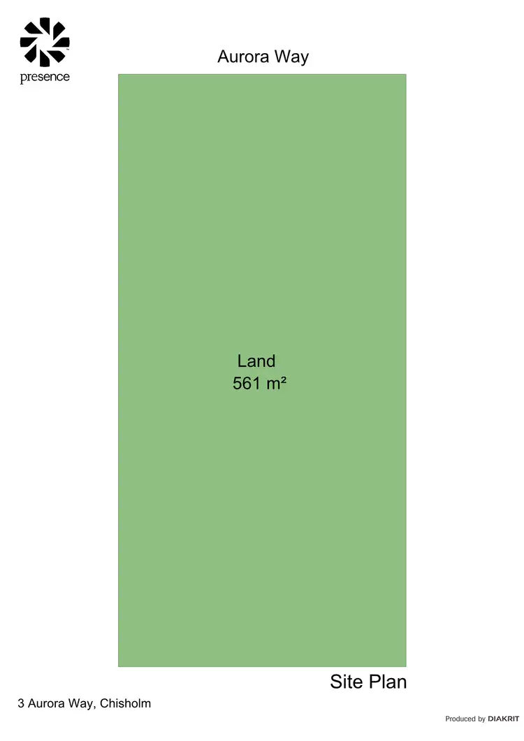 Floorplan of Homely land listing, 3 Aurora Way, Chisholm NSW 2322