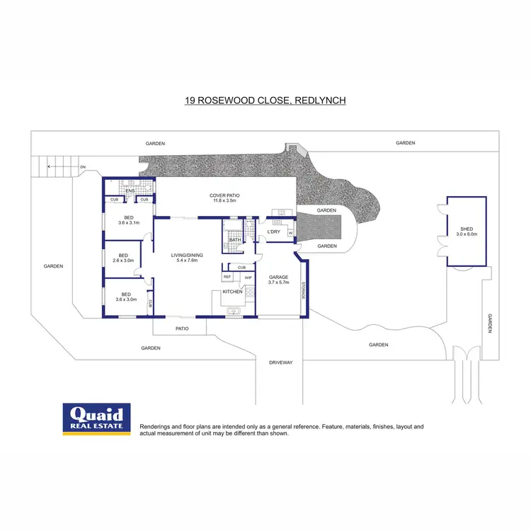 Floorplan of Homely house listing, 19 Rosewood Close, Redlynch QLD 4870